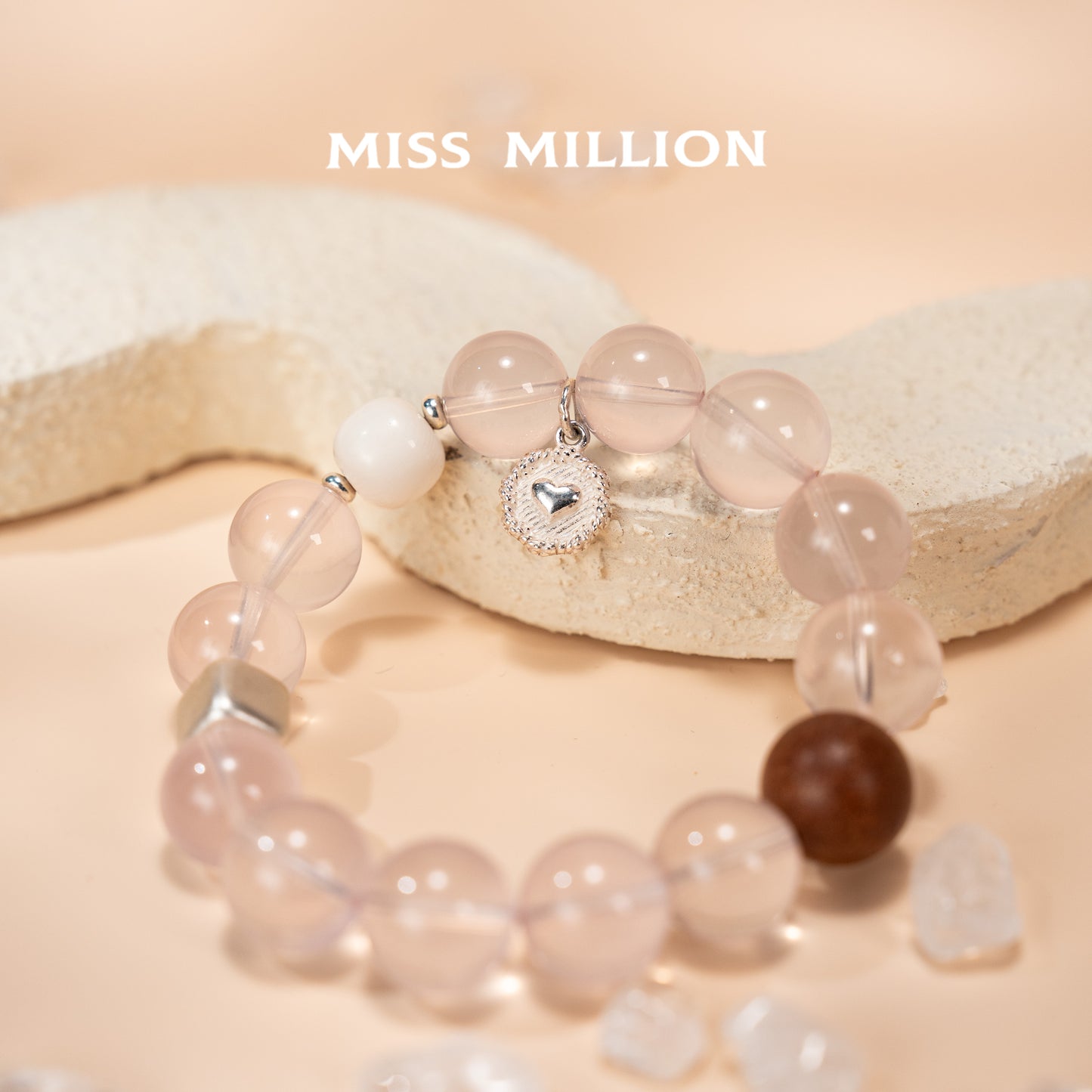 This crystal bracelet is designed to enhance romantic experiences and emotional connections