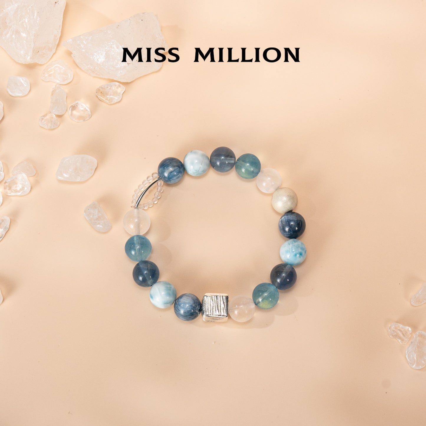 Kyanite gemstone symbolizing courage and wisdom, with a striking appearance