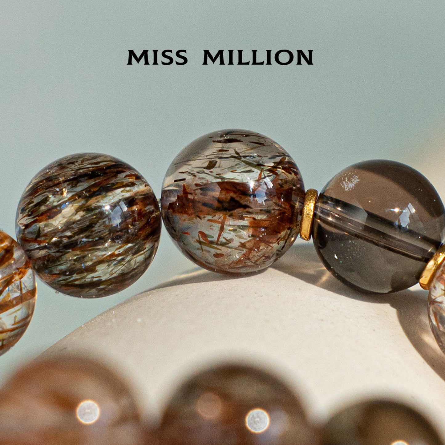 Black Gold Super Seven, is a powerful gemstone that symbolizes prosperity and success in professional endeavors