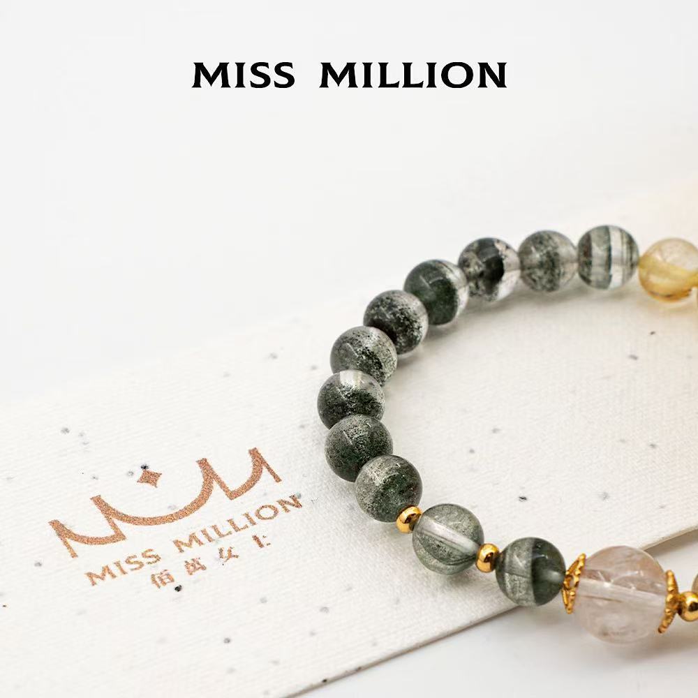 Citrine's yellow cosmic energy symbolizes hope and wealth, and Green Phantom Quartz is famous for its wealth