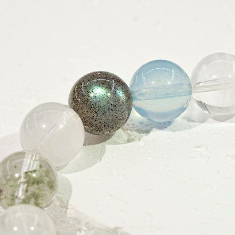 Green inclusions within the quartz give it a vibrant and energetic appearance, inspiring people to strive for progress