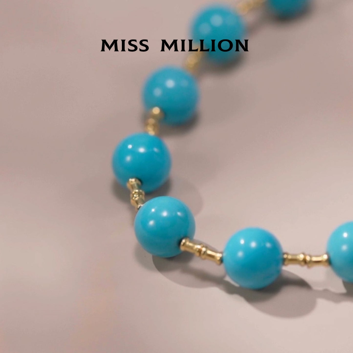 18K Gold Green Turquoise Bracelet