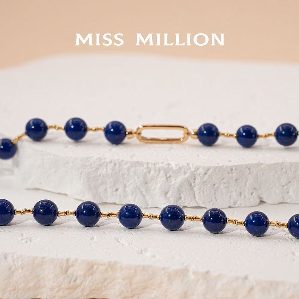 Lapis Lazuli 18K Gold Necklace