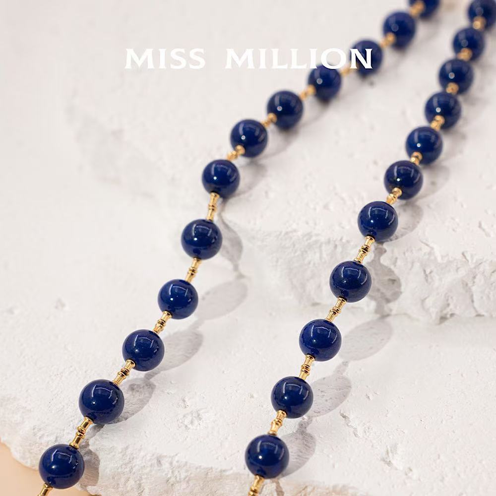 Lapis Lazuli 18K Gold Necklace