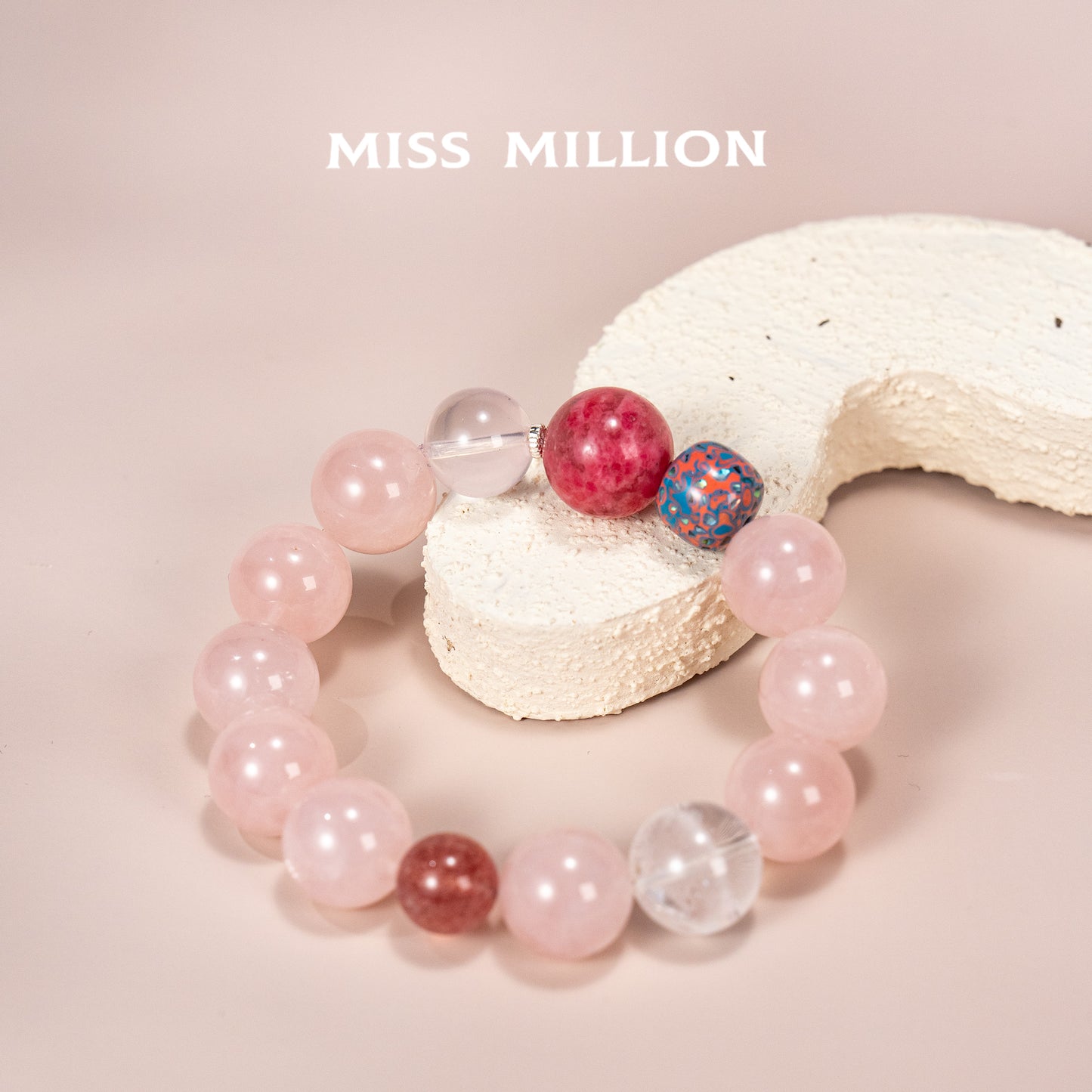 Unleash the power of love and positive energy with our exquisite crystal bracelet. Featuring Madagascar Rose Quartz, the “Love Stone”