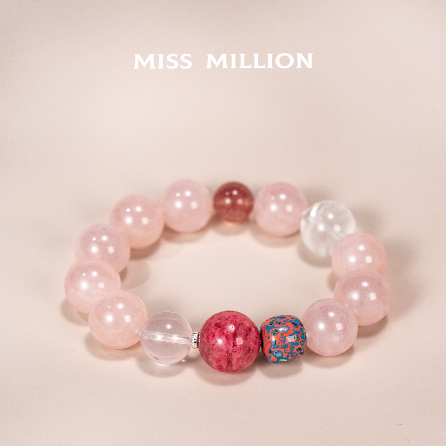 Unleash the power of love and positive energy with our exquisite crystal bracelet. Featuring Madagascar Rose Quartz, the “Love Stone”