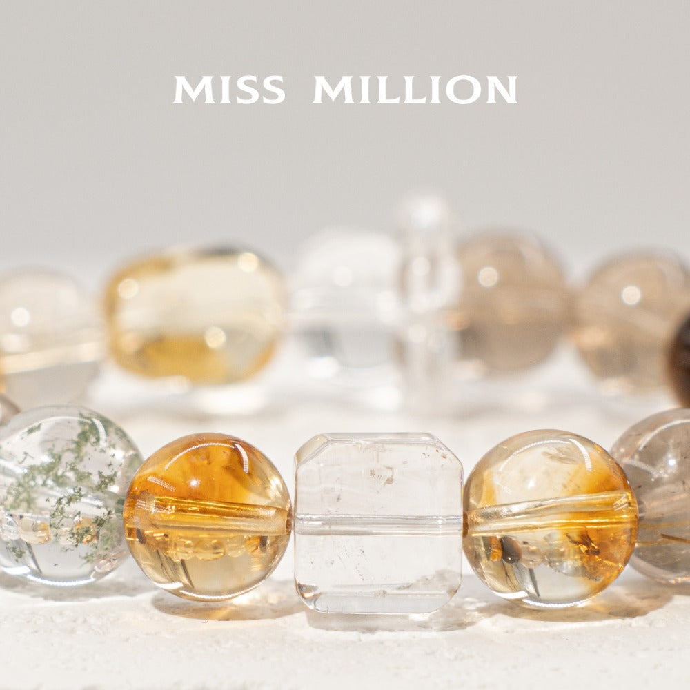 Golden Rutilated Quartz is considered a powerful stone for attracting wealth