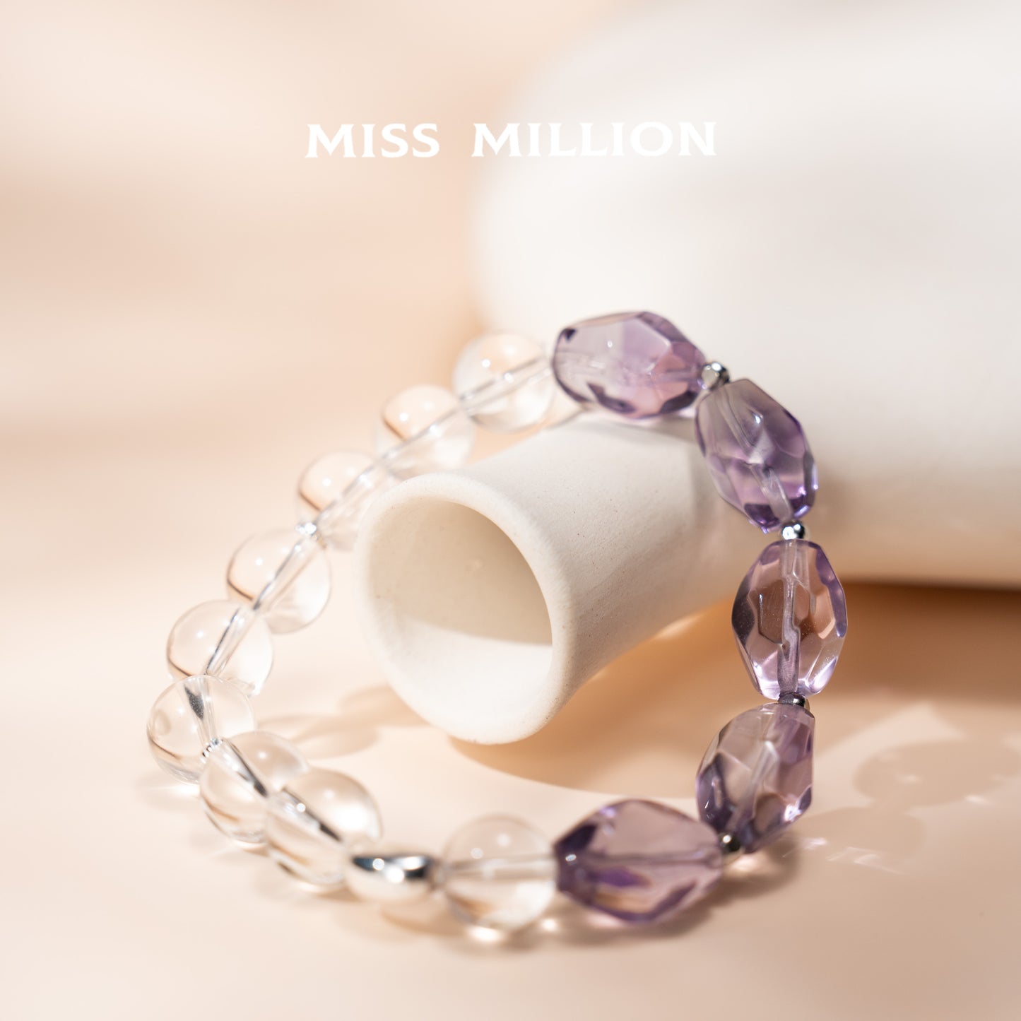 Sterling silver elements help wearers accept life's ups and downs