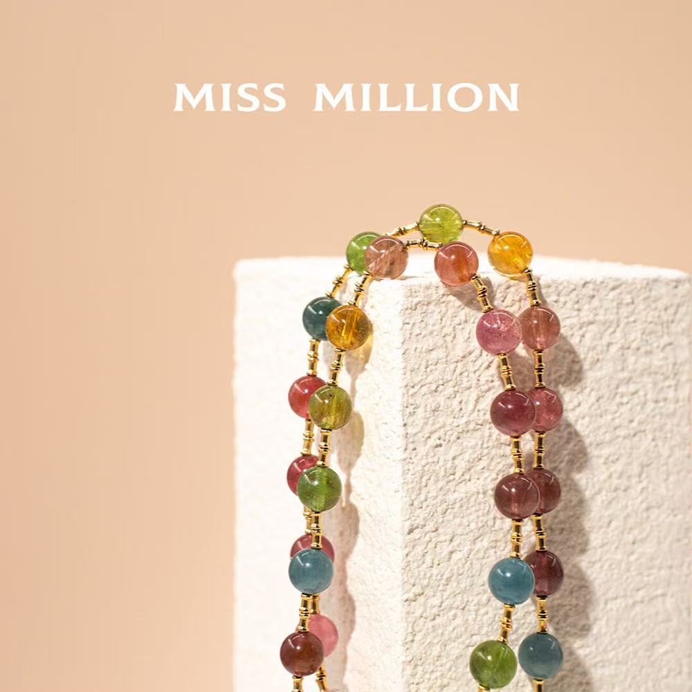 18K Gold Tourmaline Good Luck and Wealth