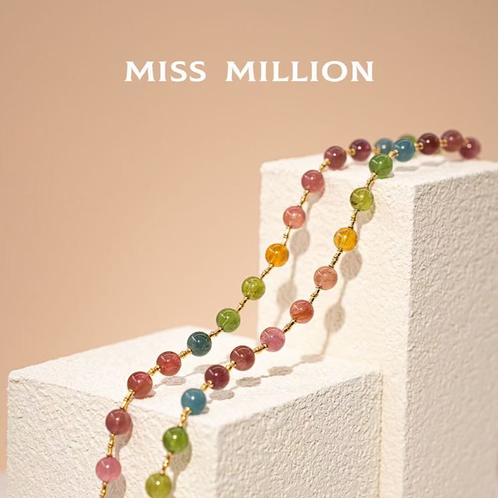 18K Gold Tourmaline Good Luck and Wealth