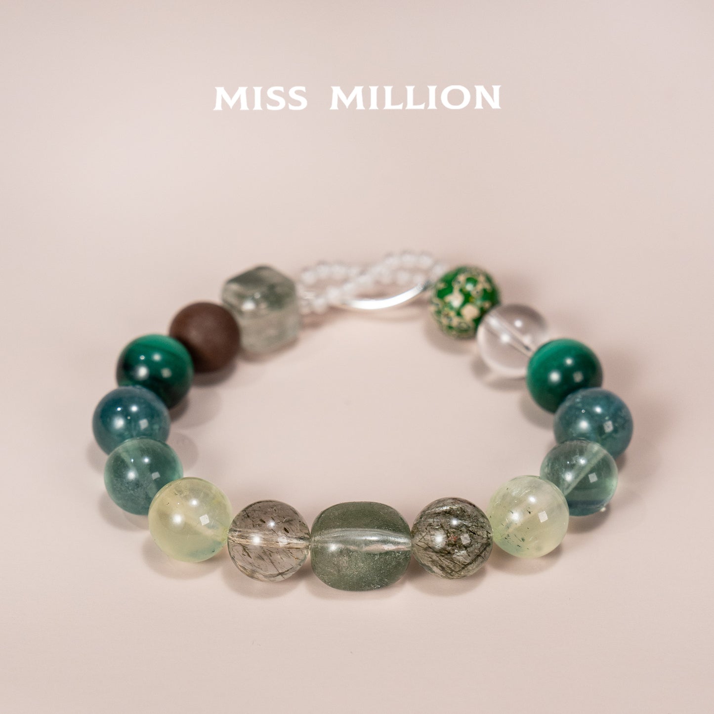 Discover Yaochi Blended Incense Beads blending mythical charm with wellness benefits. Lucky stones like malachite and green phantom quartz