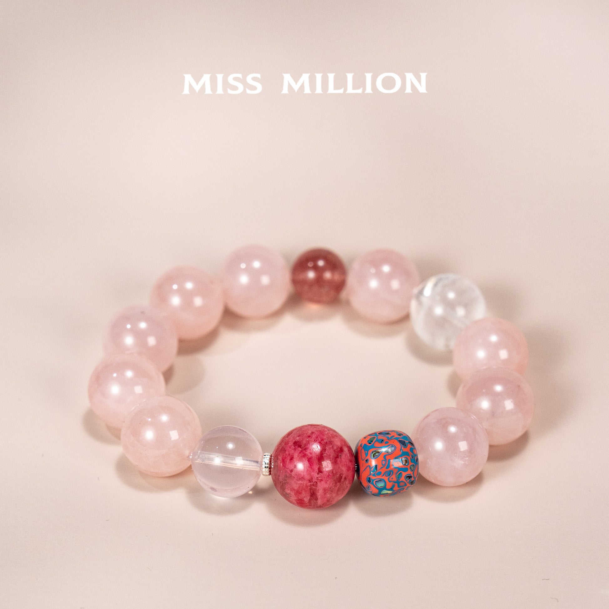 Unleash the power of love and positive energy with our exquisite crystal bracelet. Featuring Madagascar Rose Quartz, the “Love Stone”